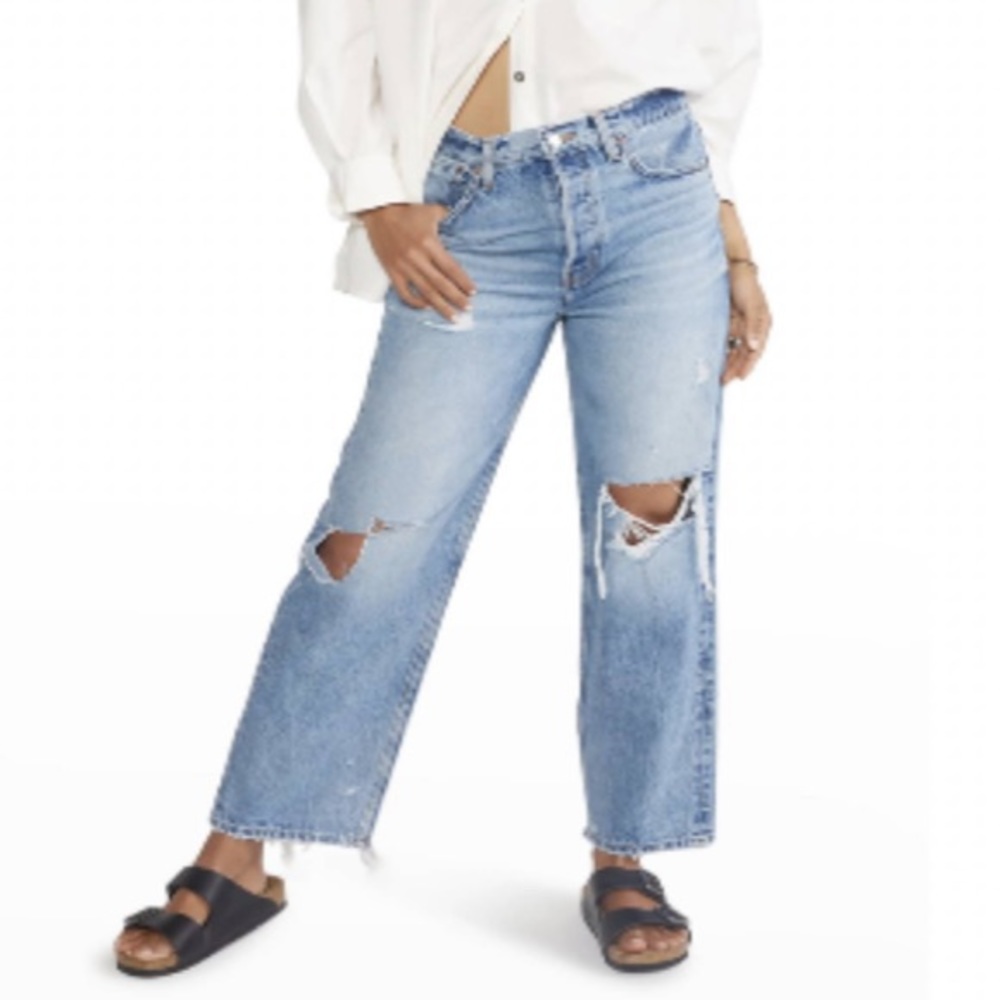 ETICA Tyler Vintage Straight Leg Ankle Jeans size 24